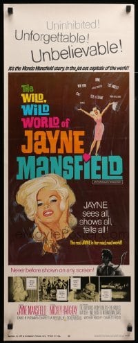 4c953 WILD, WILD WORLD OF JAYNE MANSFIELD insert '68 super sexy images, she shows & tells all!