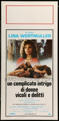 4c025 CAMORRA Italian locandina '86 Lina Wertmuller directed, Angela Molina, Harvey Keitel!