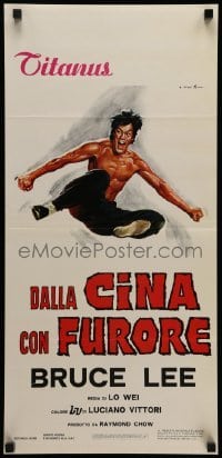 4c033 CHINESE CONNECTION Italian locandina R70s Jing Wu Men, kung fu master Bruce Lee!