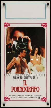 4c107 INSERTS Italian locandina '76 x-rated Richard Dreyfuss behinf camera, topless Jessica Harper
