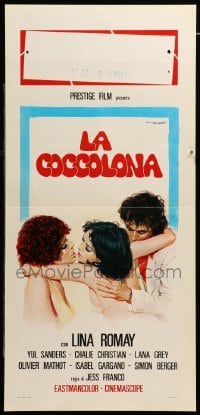 4c155 MIDNIGHT PARTY Italian locandina '76 Jess Frano, great sexy art by Ezio Tarantelli!