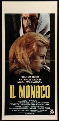 4c159 MONK Italian locandina '72 Adonis Kyrou, horror, Franco Nero, Nathalie Delon!