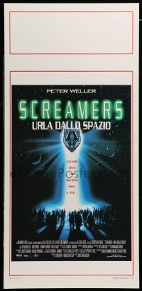 4c203 SCREAMERS Italian locandina '96 sci-fi horror, the last scream you hear will be your own!