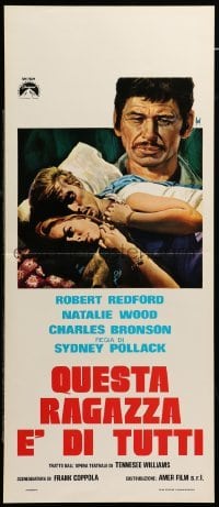 4c230 THIS PROPERTY IS CONDEMNED Italian locandina R70s Natalie Wood & Robert Redford by Aller!