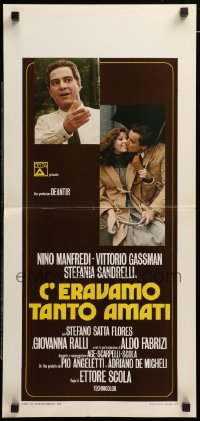 4c243 WE ALL LOVED EACH OTHER SO MUCH Italian locandina '74 Nino Manfredi, Vittorio Gassman!