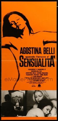 4c248 WHEN LOVE IS LUST Italian locandina '74 Vittorio De Sisti's Quando l'amore e Sensualita!