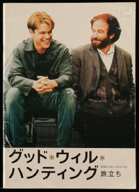 4d508 GOOD WILL HUNTING Japanese program '98 Matt Damon & Robin Williams, directed by Gus Van Sant