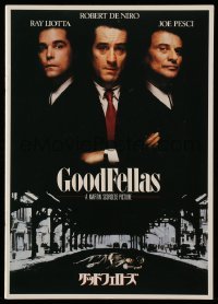 4d509 GOODFELLAS Japanese program '90 Robert De Niro, Joe Pesci, Ray Liotta, Martin Scorsese