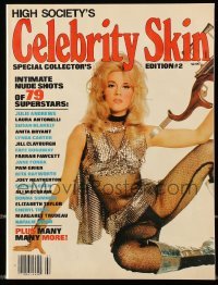 4d738 CELEBRITY SKIN vol 1 no 2 magazine '79 Jane Fonda as Barbarella, lots of nudity inside!