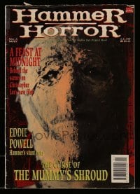 4d752 HAMMER HORROR English magazine May 1995 monster c/u from The Curse of the Mummy's Shroud!
