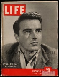 4d758 LIFE MAGAZINE magazine December 6, 1948 new male movie star Montgomery Clift!