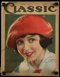 4d795 MOTION PICTURE CLASSIC magazine June 1923 great cover art of Florence Vidor by Ehler Dahl!