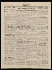 4d371 MOTION PICTURE DAILY exhibitor magazine December 9, 1936 King Edward VIII Universal short!