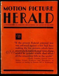 4d390 MOTION PICTURE HERALD exhibitor magazine March 24, 1934 Disney Silly Symphonies, Hepburn!