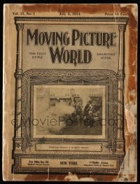 4d406 MOVING PICTURE WORLD exhibitor magazine July 4, 1914 Mary Pickford, Edison, Gaumont & more!