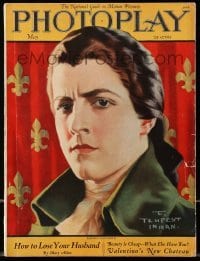 4d821 PHOTOPLAY magazine May 1924 wonderful art of Ramon Novarro by Tempest Inman!