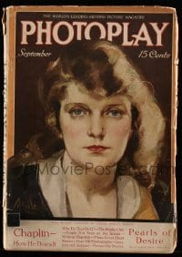 4d829 PHOTOPLAY magazine September 1917 art portrait of Mae Marsh by Neysa Moran McMein!
