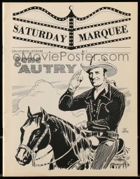 4d863 SATURDAY MARQUEE #1 magazine '70s special Gene Autry issue filled with images!