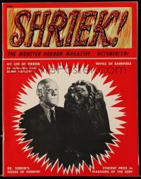 4d868 SHRIEK magazine October 1965 My Life of Terror, an interview with Boris Karloff + more!