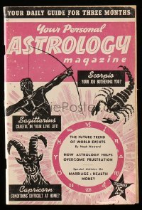 4d883 YOUR PERSONAL ASTROLOGY MAGAZINE magazine '48 your daily horoscope guide for three months!