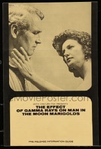 4d128 EFFECT OF GAMMA RAYS ON MAN-IN-THE-MOON MARIGOLDS 9x13 pre-release information guide '72