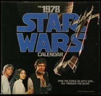 4d192 STAR WARS 12x13 calendar '78 George Lucas sci-fi classic, many great images!