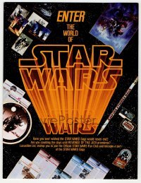 4d093 STAR WARS FAN CLUB 9x11 fan club membership application '82 enter the world of Star Wars!