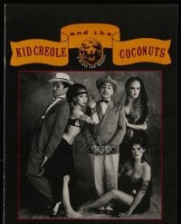 4d646 KID CREOLE & THE COCONUTS music concert souvenir program book '87 great images of the band!
