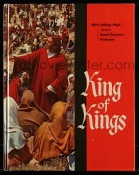 4d649 KING OF KINGS hardcover souvenir program book '61 includes four 8.5x11 color photos!