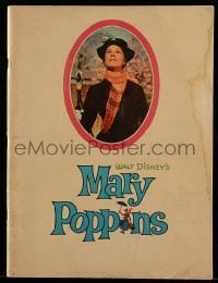 4d664 MARY POPPINS souvenir program book '64 Julie Andrews & Dick Van Dyke, Disney musical classic!