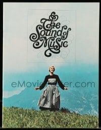 4d697 SOUND OF MUSIC 38pg souvenir program book '65 classic musical, great images of Julie Andrews!
