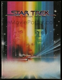 4d702 STAR TREK souvenir program book '79 art of William Shatner, Nimoy & Khambatta by Bob Peak!