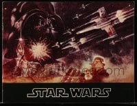 4d704 STAR WARS souvenir program book 1977 George Lucas classic, Jung art!