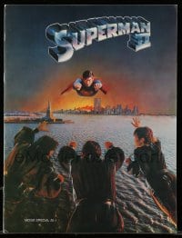 4d708 SUPERMAN II souvenir program book '81 Christopher Reeve, Terence Stamp, Gene Hackman,Kidder!