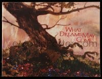 4d728 WHAT DREAMS MAY COME souvenir program book '98 Robin Williams, Cuba Gooding Jr., fantasy!