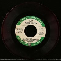 4d217 SPARTACUS 45 RPM record '60 radio spots with personal interviews w/ John Gavin & Jean Simmons