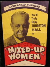 4d233 ONE TOO MANY 13x18 special poster R55 you'll truly enjoy Thurston Hall, Mixed-Up Women!