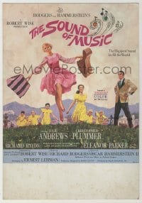 4d002 SOUND OF MUSIC 9x13 standee '65 classic artwork of Julie Andrews by Howard Terpning!