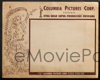 4d072 COLUMBIA PICTURES STOCK LC 7 export LCs '50s backgrounds for use with stills in Mexico!