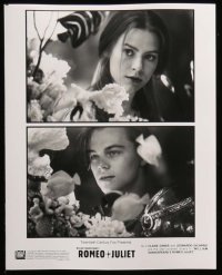 4d967 ROMEO & JULIET presskit w/ 10 stills '96 Leonardo DiCaprio, Claire Danes, modern Shakespeare