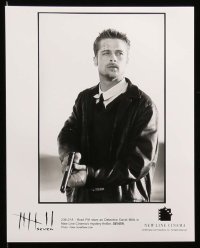 4d971 SEVEN presskit w/ 9 stills '95 David Fincher, Morgan Freeman, Brad Pitt, deadly sins!