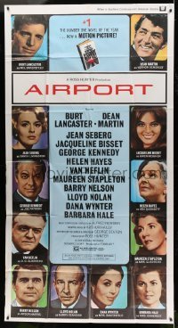 4f579 AIRPORT 3sh '70 Burt Lancaster, Dean Martin, Jacqueline Bisset, Jean Seberg & more!