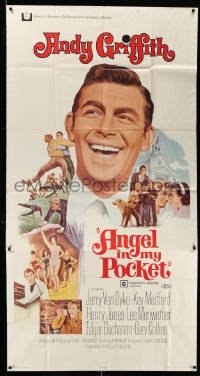 4f588 ANGEL IN MY POCKET 3sh '69 ex-Marine-turned-preacher Andy Griffith, Jerry Van Dyke