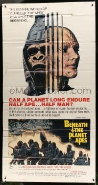 4f603 BENEATH THE PLANET OF THE APES 3sh '70 can a planet long endure half ape... half man!