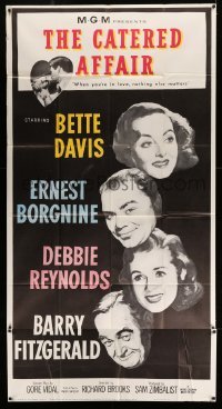 4f639 CATERED AFFAIR 3sh '56 Debbie Reynolds, Bette Davis, Ernest Borgnine, Barry Fitzgerald