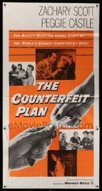 4f658 COUNTERFEIT PLAN 3sh '57 the inside story of the world's biggest counterfeiting ring!