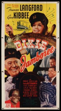 4f681 DIXIE JAMBOREE 3sh '44 pretty Frances Langford, boat captain Guy Kibbee, Louise Beavers