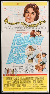 4f707 FOLLOW THE BOYS 3sh '63 Connie Francis sings and the whole Navy fleet swings!
