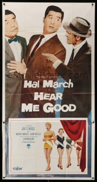 4f738 HEAR ME GOOD 3sh '57 Hal March, Joe E. Ross, Merry Anders, Jean Willes, sexy comedy!