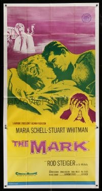 4f806 MARK 3sh '61 psychiatrist Rod Steiger treats child molestor Stuart Whitman, Maria Schell